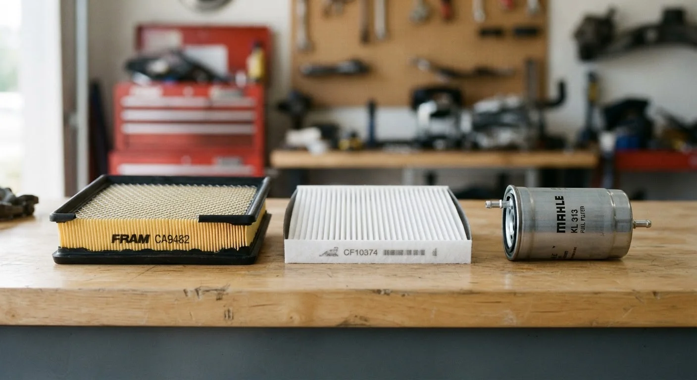 Air Filters, Cabin Filters, and Fuel Filters: What Each One Does