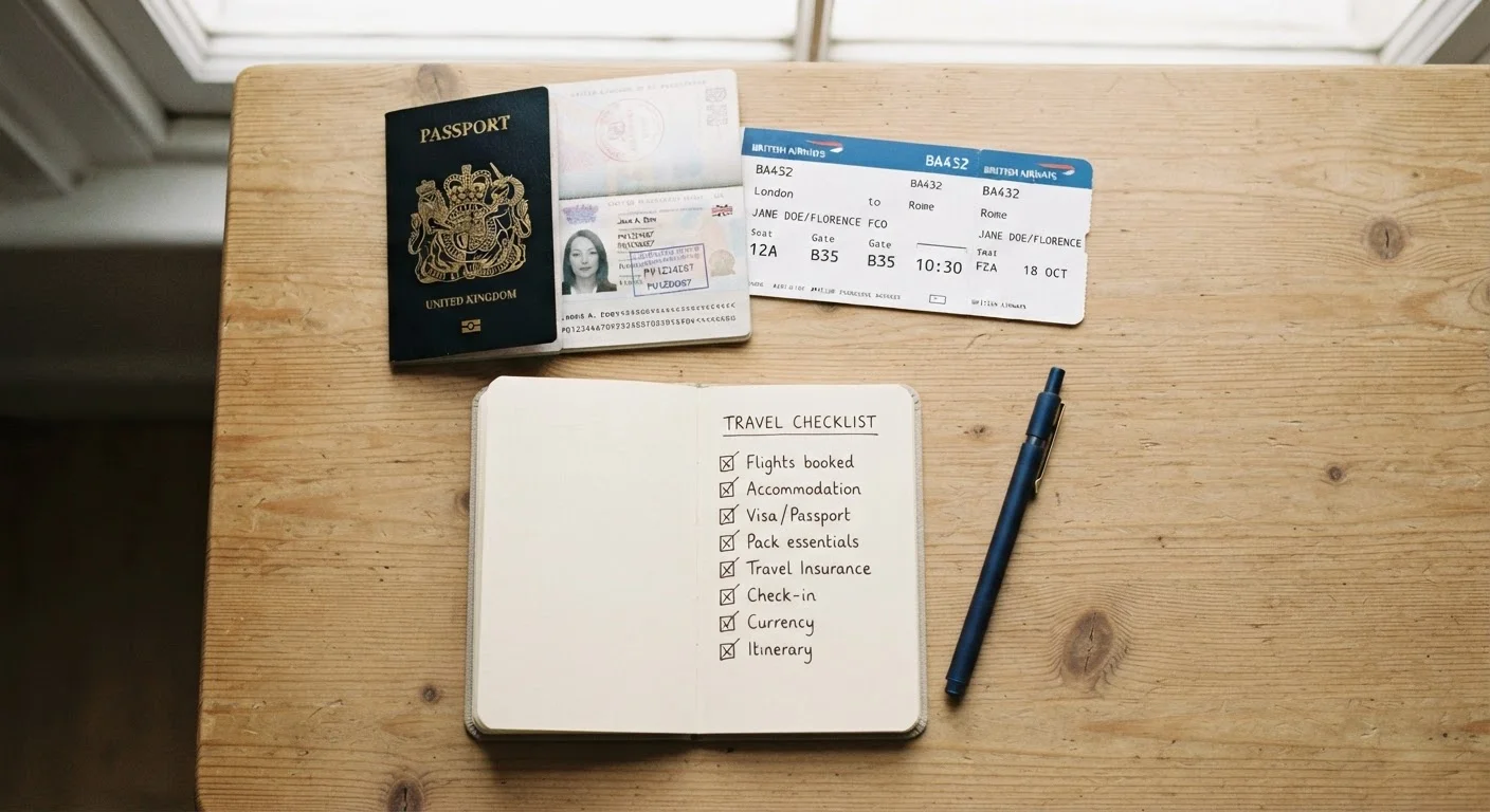 Before You Land: A Pre-Trip Checklist for Smarter Travel