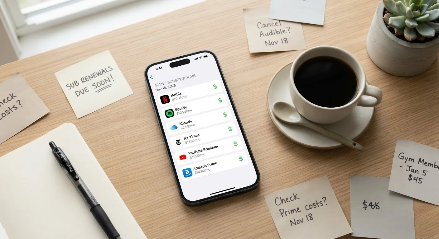 Subscription App Creep: How to Audit What You're Actually Paying For