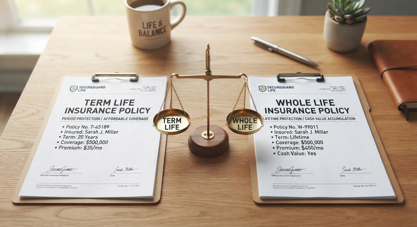 Term Life vs. Whole Life Insurance
