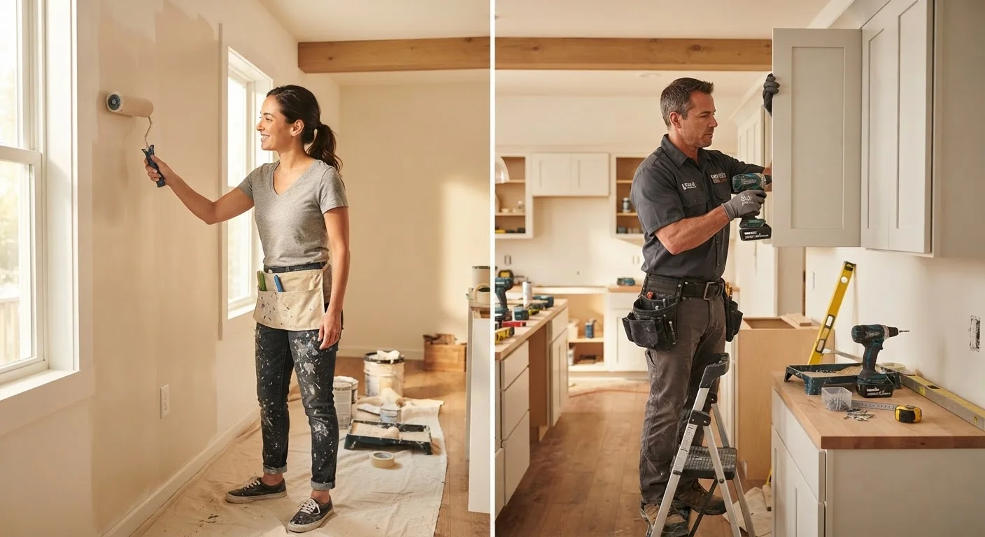 The Real Cost of DIY vs. Hiring a Contractor for Common Home Projects