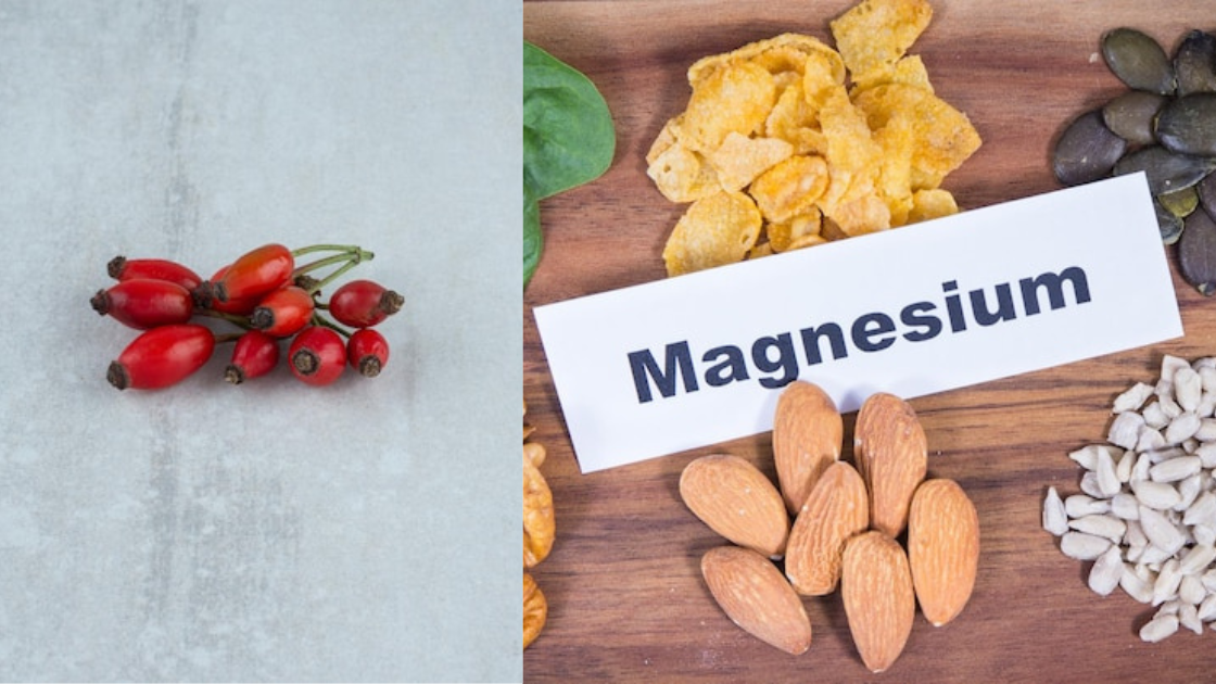 Rose hips and magnesium-rich foods, raising the question: Can I Take Berberine and Magnesium Together?